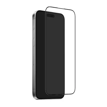 Puro iPhone 17 Pro Frame Tempered Glass with Applicator, Black