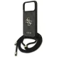 Guess 4G Big Logo Cord Stap Crossbody Phone Case Cover iPhone 17 Pro Max - Black