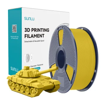 Sunlu PLA+ High-Speed 3D Filament 1.75 mm, Yellow
