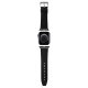 Karl Lagerfeld Saffiano Monogram strap for Apple Watch 38/40/41mm - black