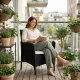 Outdoor Garden Chair with Cushion MultiGarden Rattan Effect, Black