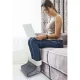 Foot warmer Ruhhy, electric footmuff, gray