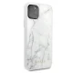 Guess iPhone 11 Pro Case Marble Collection, White