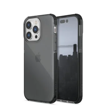 Raptic X-Doria Clear smūgiams atsparus dėklas iPhone 14 Pro, MagSafe, pilkas