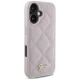 Guess iPhone 16 Case Quilted Metal Logo, Pink