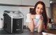 Euhomy IM002 Nugget Ice Maker, 15.4kg/24h, Self-Cleaning, Fast 6-Min Production
