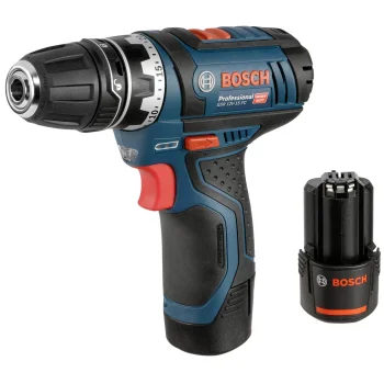 Bosch GSR 12V-15 FC Professional Cordless Drill Driver with 2x 2.0 Ah Batteries