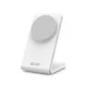 Tech-Protect QI15W-A23 MagSafe 15W inductive charger in the m of a stand - white