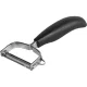Gefu Universale Vegetable Peeler, Black / Silver