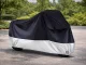 Waterproof Bicycle and Motorcycle Cover 180x130 cm with UV Protection, Silver