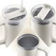 Berdsen Vacuum Thermos Mug with Straw 1180 ml, Cream