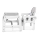 Ricokids 7090 Sinco 5-in-1 High Chair, Grey