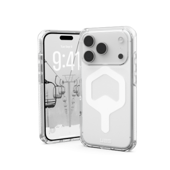 UAG Plyo MagSafe Phone Case Cover iPhone 17 Pro - Clear and White