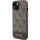 Guess 4G Stripe Collection case for iPhone 15 / 14 / 13 - brown