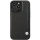 BMW Leather Blue Dots Case for iPhone 14 Pro, Black