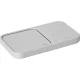 Samsung Wireless Charger Duo 15W with Mains Charger and Cable, White