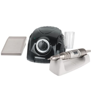 Manicure & Pedicure Nail Milling Machine Saeyang Marathon 3 Champion + H200 45 W, Black, With Foot Pedal