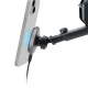 SBS MagSafe Telescopic Car Holder & 15W Wireless Charger, Black