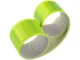 Reflective Armband for Running, Self-Coiling, 39 x 3 cm, Bright Green