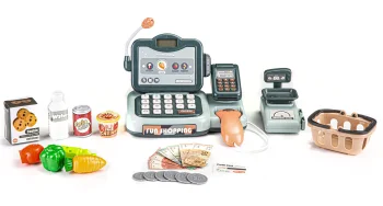 Kids Toy Cash Register with Scanner and Sounds Multistore HC483431