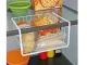 Under-Shelf Hanging Metal Basket, White