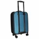 Foldable Travel Suitcase on Wheels, 45 L, 57x37x23 cm, Blue