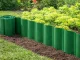 DIVODV Lawn Edging 9m x 20cm, Corrugated, Green