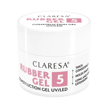 Claresa Rubber Gel 5 Builder Gel for Nails 90g