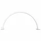 Shadowless LED Arch Desk Beauty Lamp for Manicure 40W, White
