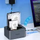 Orico 6656C3-C 5-Bay Docking Station 2.5\"/3.5\" SATA HDD/SSD with Offline Clone, Gray