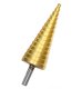 3 Piece Titanium Step Drill Bit Set 4-32mm for Metal