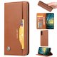 Huawei P20 2018 (EML-L29) PU Leather Wallet Book Case Cover, Brown