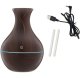 Ultrasonic Air Humidifier with LED Light, Brown