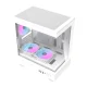 Darkflash DB330M Mini Tower Computer Case with 3 ARGB Fans, White