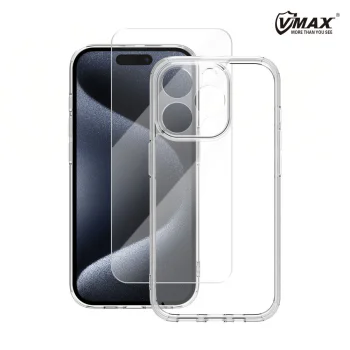 Vmax Clear Case and 2.5D Tempered Glass Set for Samsung Galaxy A34 5G
