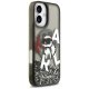 Karl Lagerfeld Liquid Glitter Choupette MagSafe Case for iPhone 17, Black