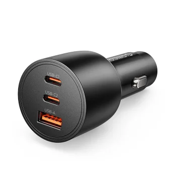 Orico PowerLink 165W USB-A + 2x USB-C Car Charger, Black