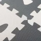 Kids Foam Puzzle Play Mat 85 x 85 cm, 9 Pieces, Grey