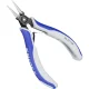 KNIPEX Precision Electronics Round Gripping Pliers 34 32 130, 135 mm, Blue/Grey