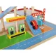 Kruzzel 00022446 Wooden Parking Garage for Kids