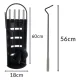 Kaminer 25971 Fireplace Accessory Set 5-in-1, Metal