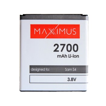 Maxximus Battery for Samsung Galaxy S4 i9500 2700mAh