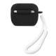 Guess Silicone Vintage AirPods Pro maciņš, melns/balts
