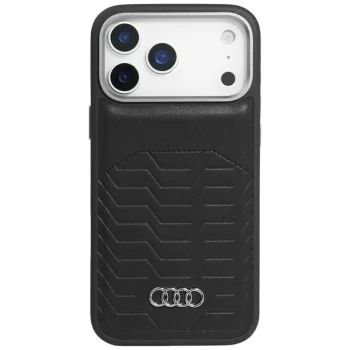 Audi iPhone 17 Pro Case GT Synthetic Leather MagSafe, Black