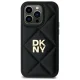DKNY iPhone 14 Pro Max Case Quilted Stack Logo, Black