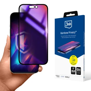3mk Rainbow Privacy Tempered Glass for iPhone 14 Pro Max