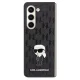 Karl Lagerfeld Samsung Galaxy Z Fold 5 Case Saffiano Monogram Ikonik Pin, Black
