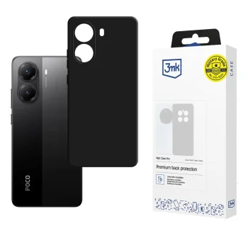 Dėklas 3mk Matt Case Pro, Xiaomi Poco X7 Pro 5G, matinė juoda
