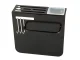 Wall-Mounted Knife Stand and Kitchen Organizer, Black
