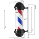 Gabbiano BB-02 Large Illuminated Barber Pole Black
